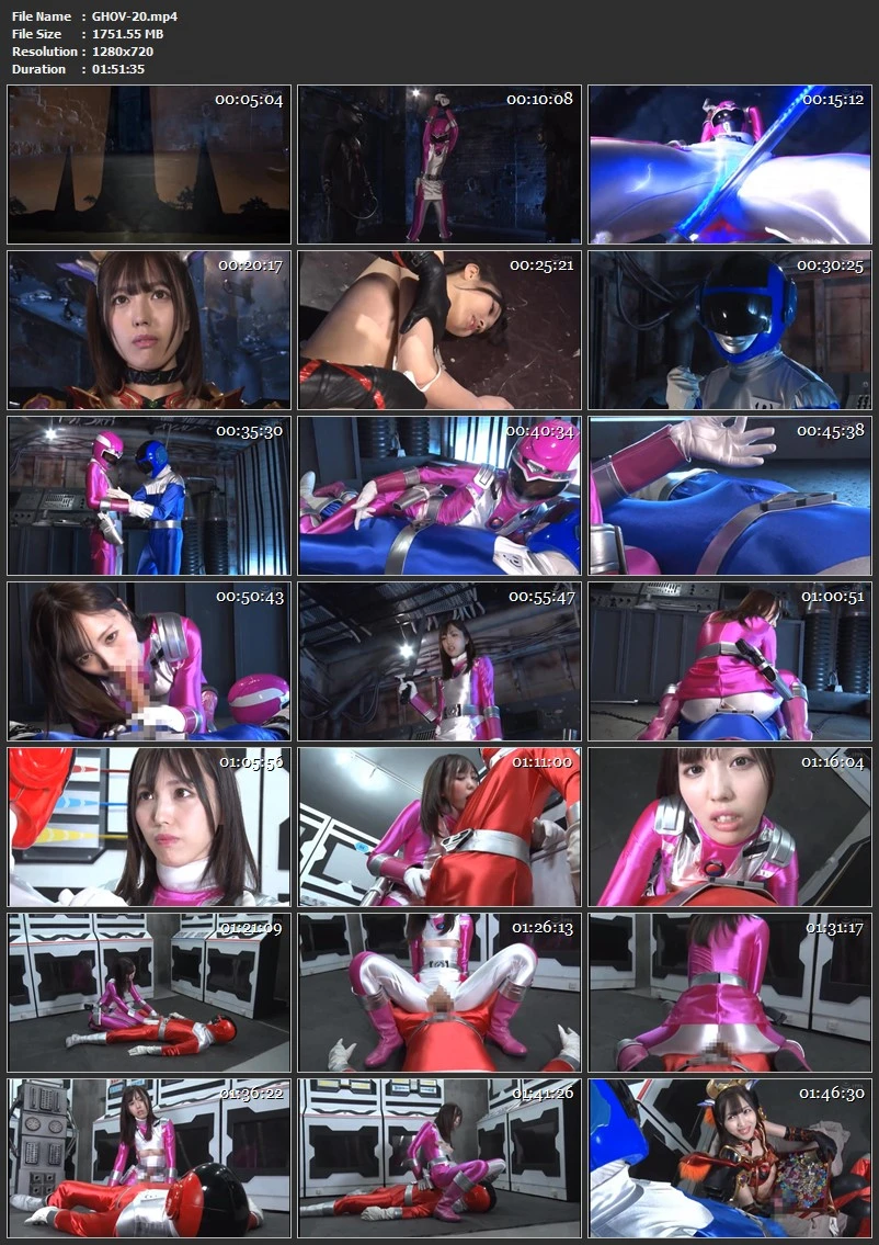 Screenshot or [GHOV-20] Shouji Yurina 悪女ヒロイン変装 聖宝戦隊ジュエルレンジャー Special Effects 2022-05-13 ＧＩＧＡ（ギガ）