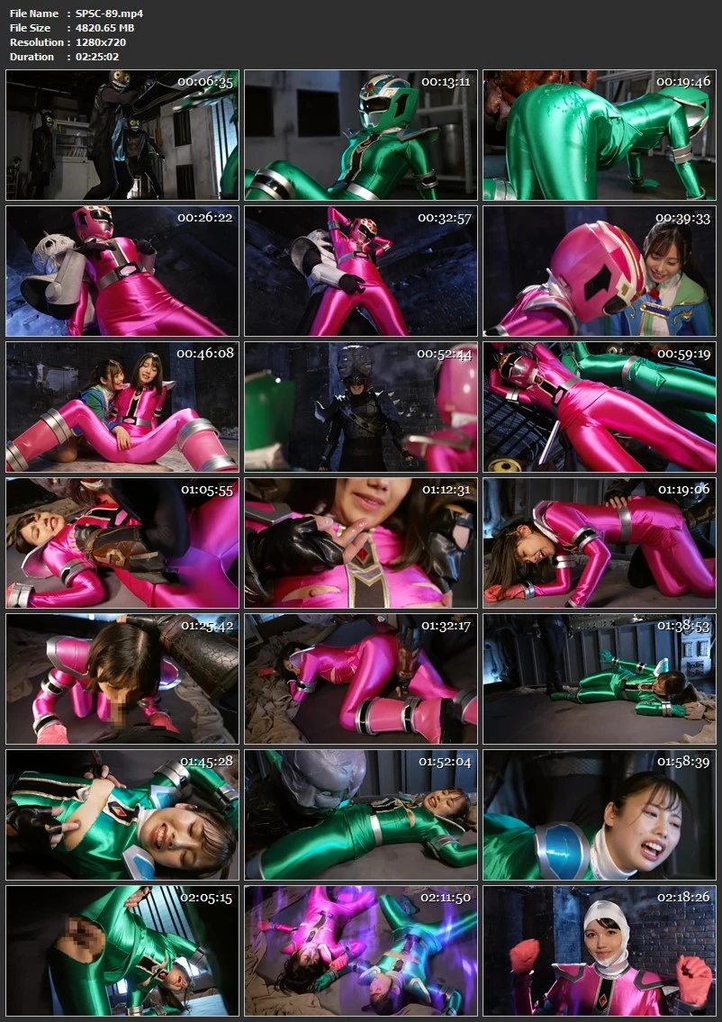 Screenshot or [SPSC-89] Mai Arisu, Sakura Misaki (岬さくら) (有栖舞衣) Senkou Sentai Sairyuger Sludge Mask and Ghost Mask GIGA（ギガ）2025-01-24