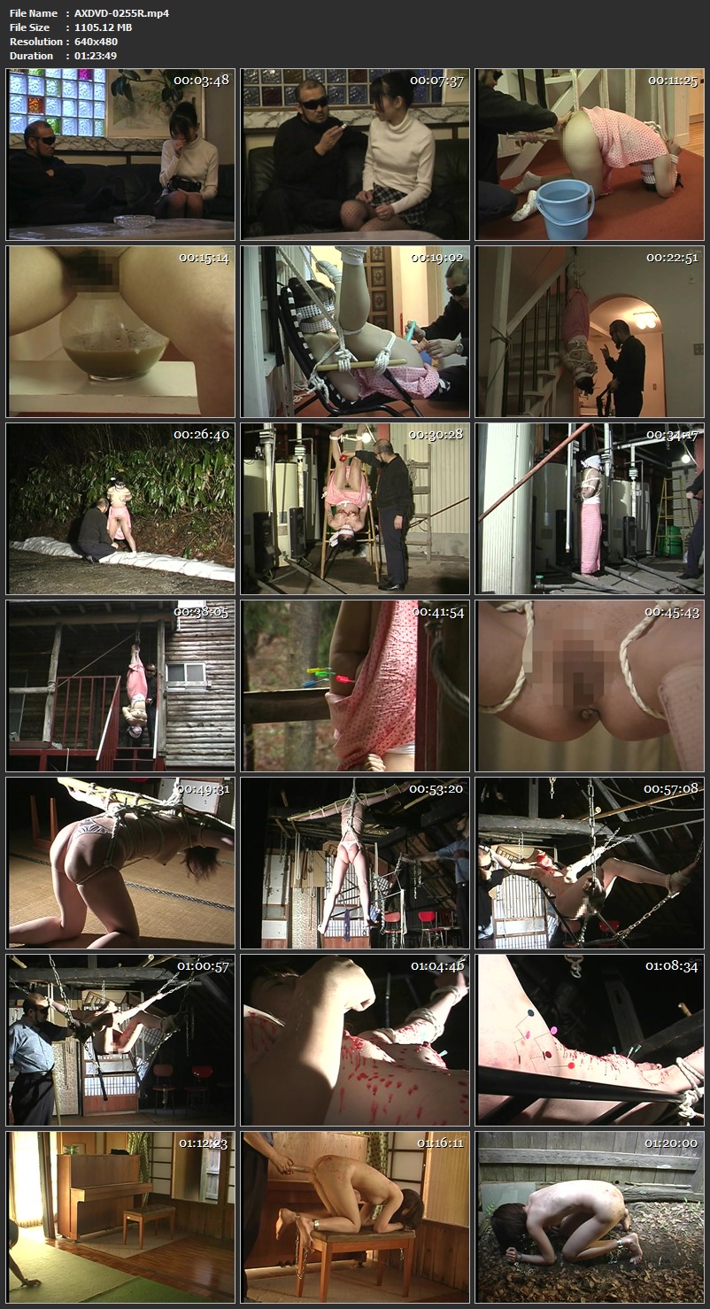 Screenshot or [AXDVD-0255R] 人妻調教 吹き矢針責め天井吊り PRIME Arena Entertainment May 20, 2019