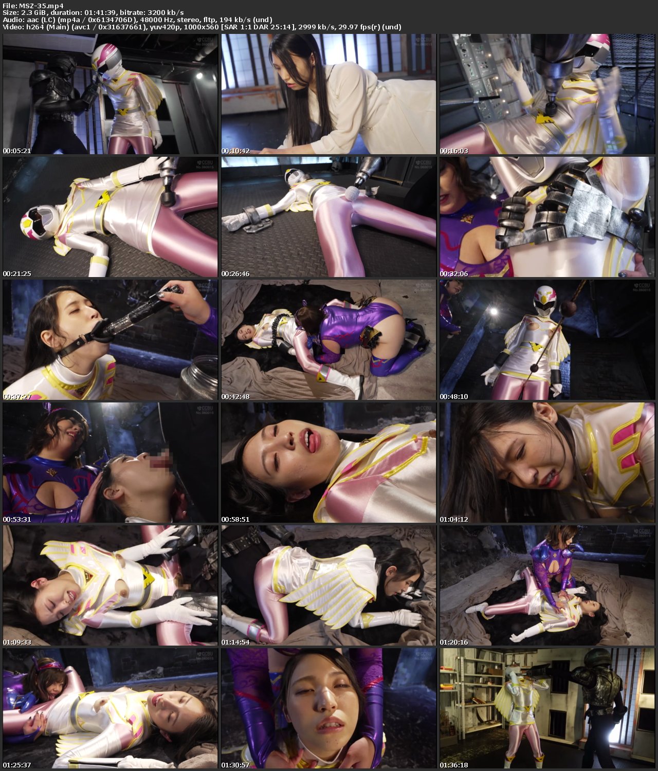 Screenshot or MSZ-35 橘京花, 南畑颯花 Wing Rangers The Empress of Vengeance – White Wing’s Mind Execution GIGA（ギガ）2026-06-12