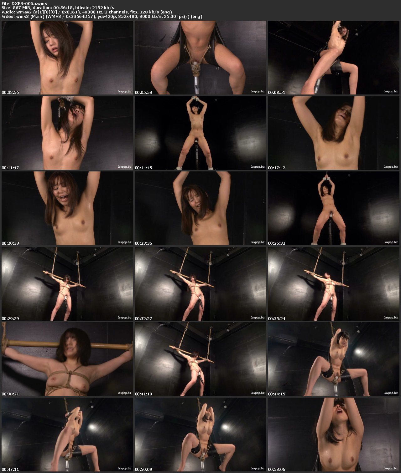 Screenshot or DXEB-006 ENDRESS BLACKHOLE6 終わりなき黒い穴 Restraint Natsuki Yokoyama オムニバス Rape 葵紫穂 Big Tits Acme