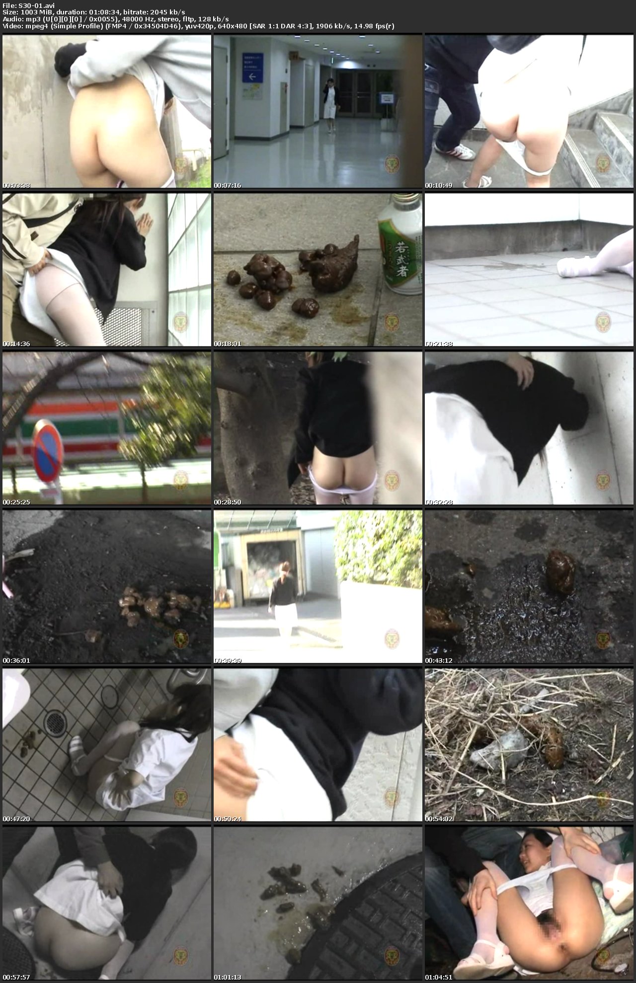 Screenshot or [S30-01] 強襲撮 ナースを強制浣腸 1 ナース・女医 看護婦 Scat Nurse Costume